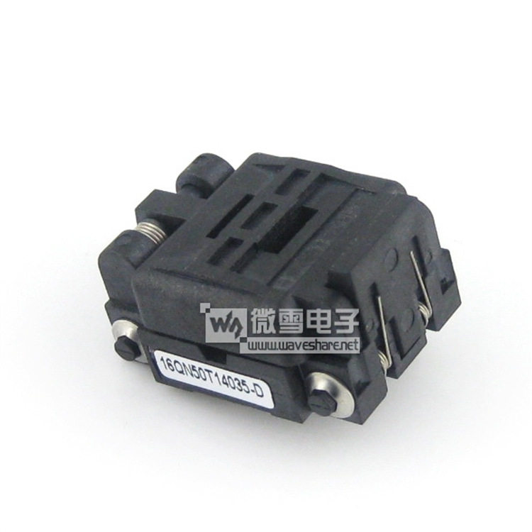 16QN50T14035 测试座 QFN16 MLP16 MLF16 IC引脚间距0.5mm 编程座