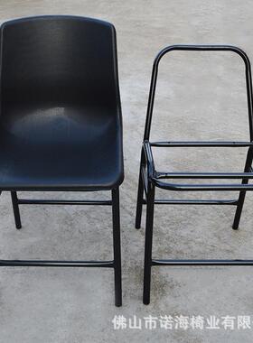 防静电椅子防静电凳子工作椅塑料靠背椅车间流水线椅诺海椅业