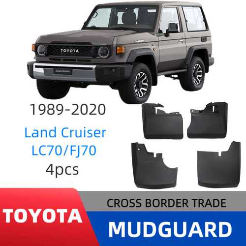 适用于 丰田酷路泽 Land Cruiser LC LC70 J70 J79 挡泥板汽车挡