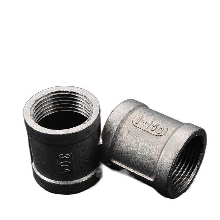 201/304/316不锈钢内丝/管箍/内螺纹直接接头DN15 20 25 4分 6分