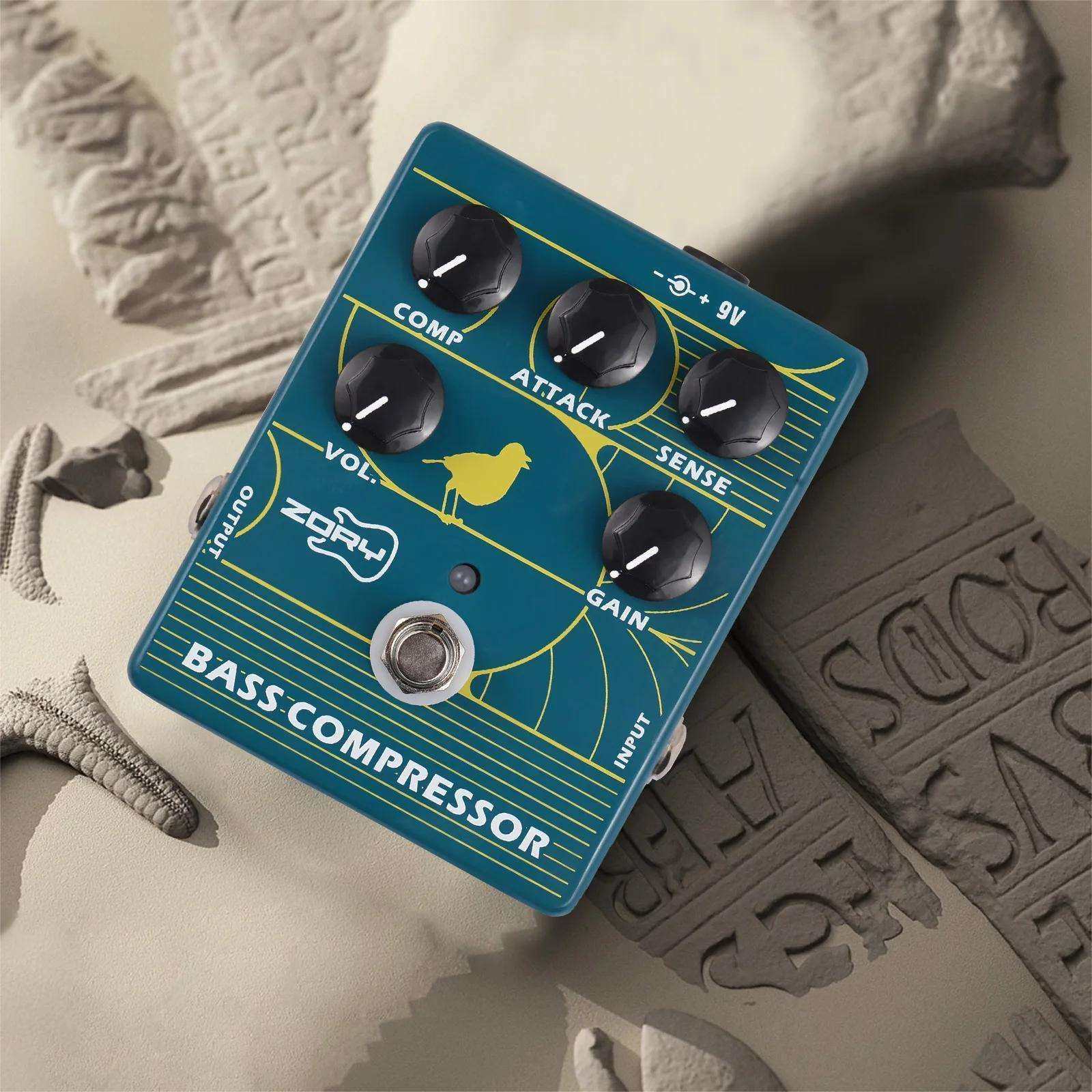 ZORY ZCP2 贝司光电压缩效果器踏板 贝斯Bass压缩踏板