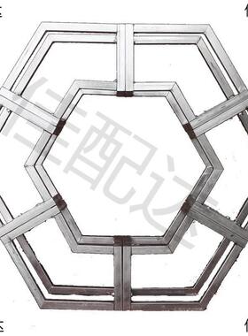 桁架变形器转接头婚庆拱门背景六边形拐角连接弯头五角形方管方头