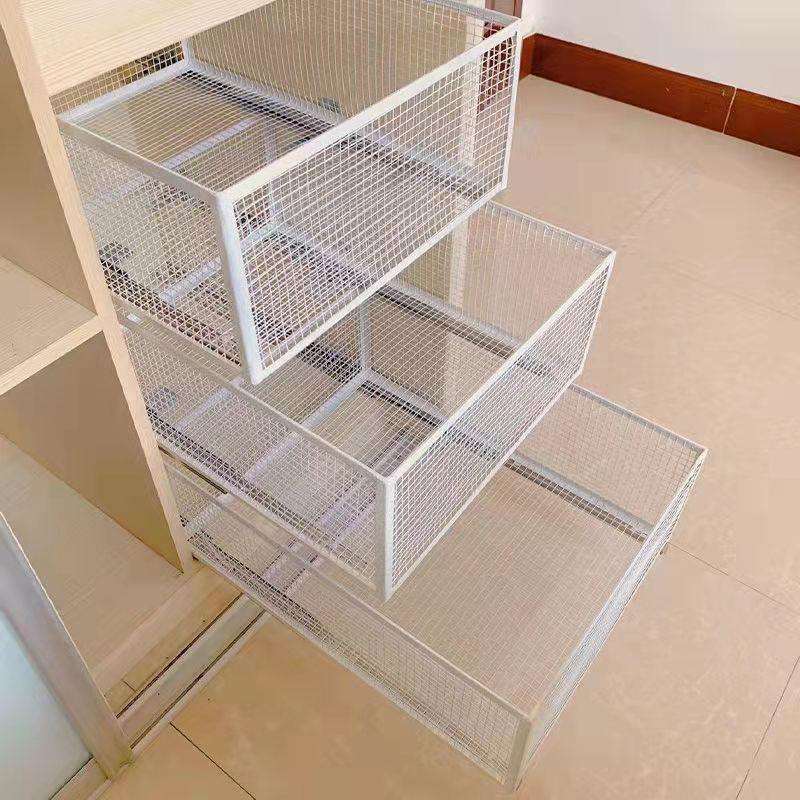 厨房置物架厨房调味料置物架抽屉式收纳收纳盒多功能杂物橱柜拉篮