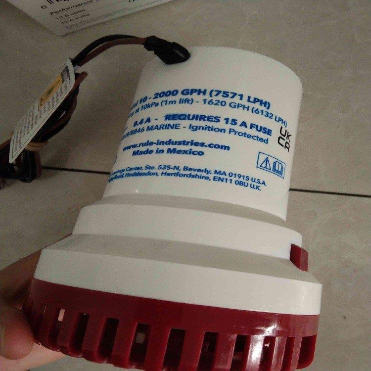 进口舱底泵 RULE微型潜水泵 RULE潜油泵