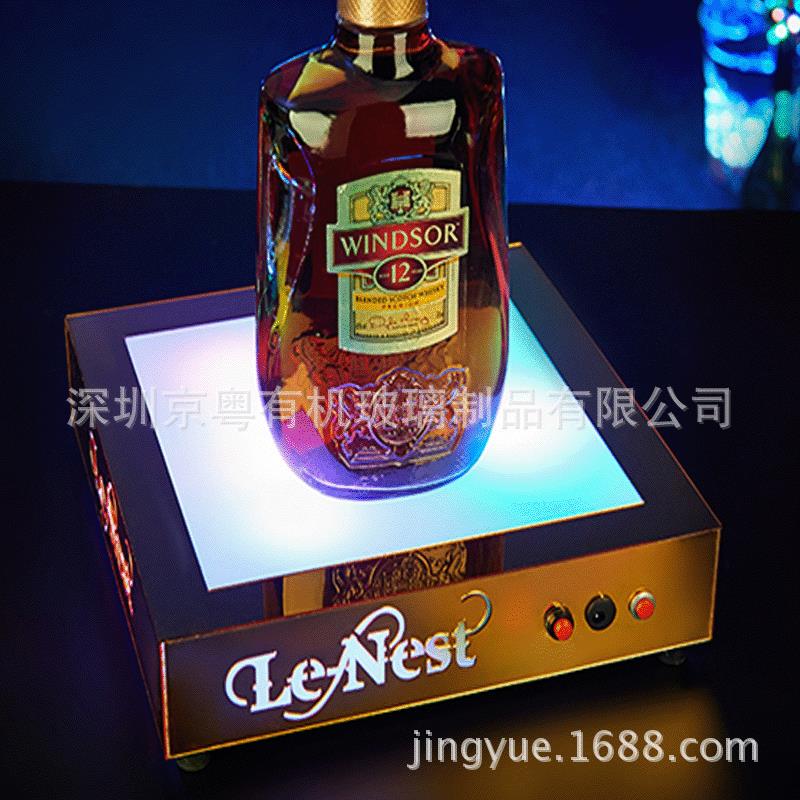 工厂制作 亚克力发光啤酒展架陈列架 亚克力啤酒发光展示架厂家