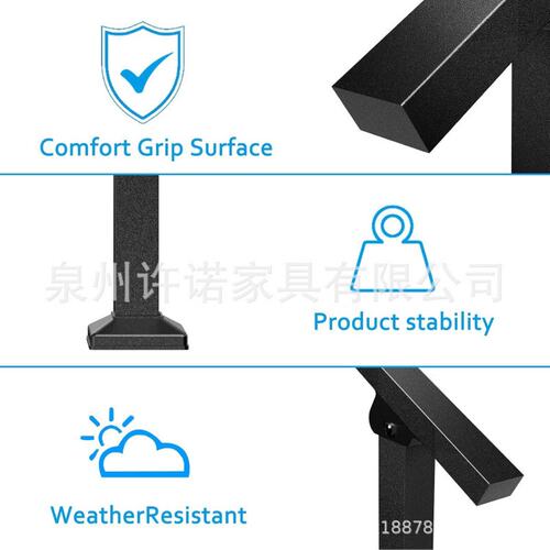 工厂直销铁艺扶手户外台阶扶手楼梯扶手护栏防护栏杆简约台阶扶手