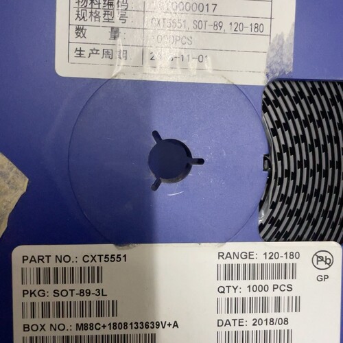 议价贴片三极管CXT5551SOT-89-3L