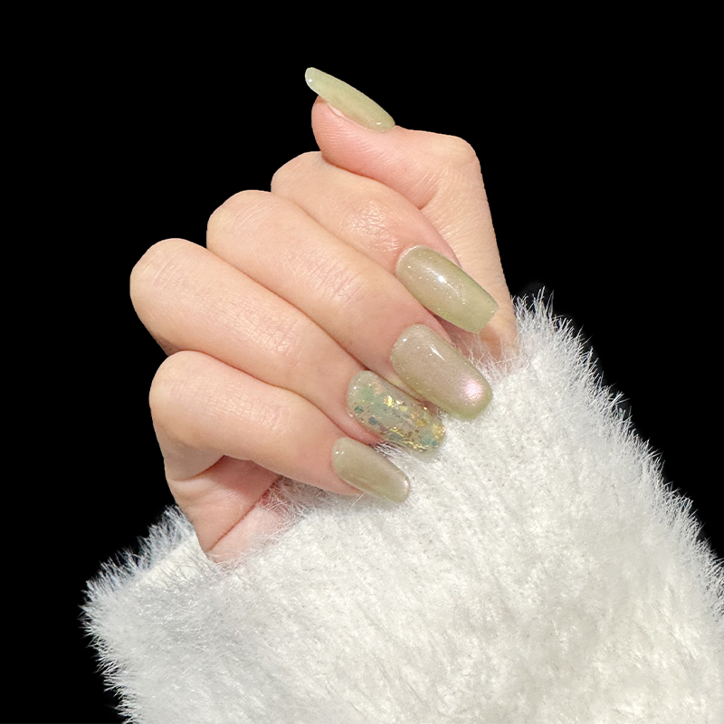 新款12色星河碎闪胶大亮片爆闪碎钻套胶美甲店专用显白甲油胶美甲