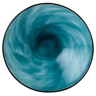 alaniz南兹云纹玻璃碗沙拉碗A北欧家用创意水果盘甜品碗餐厅冷面