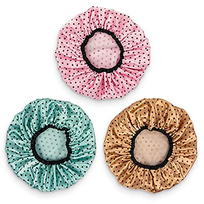 极速Shower Capis for Women 3 Pack in Different Colors - For