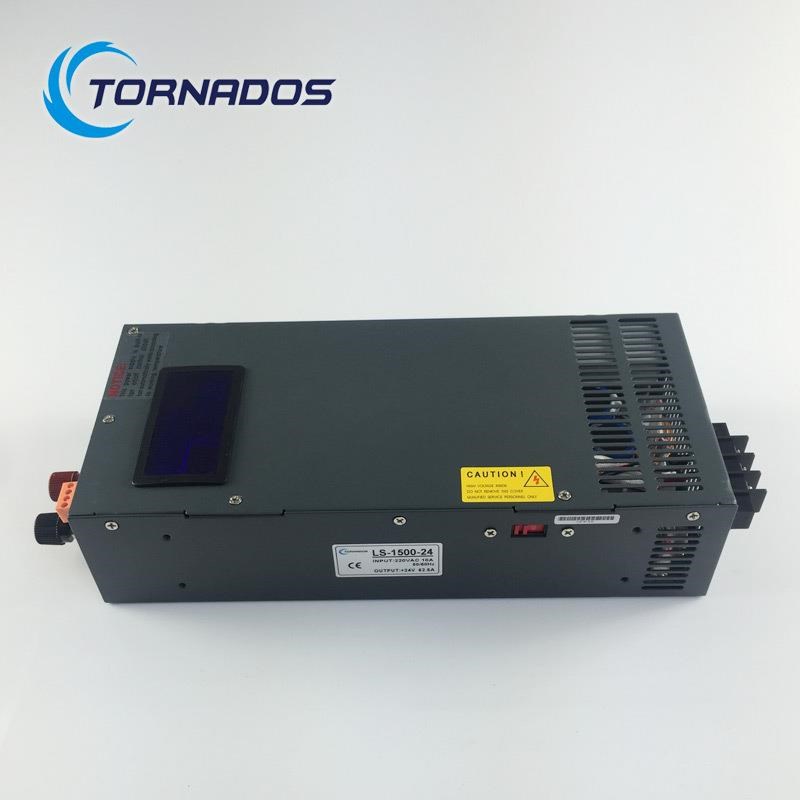 1500W24V开关电源0-24V62.5A电压电流可调数显M直流电源LS-1500-2