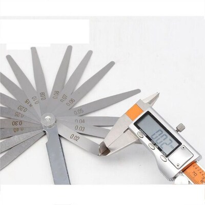 Alloy Stainless Steelr Feeler Gauge Gap Sheet 0.05-1.0mm Met