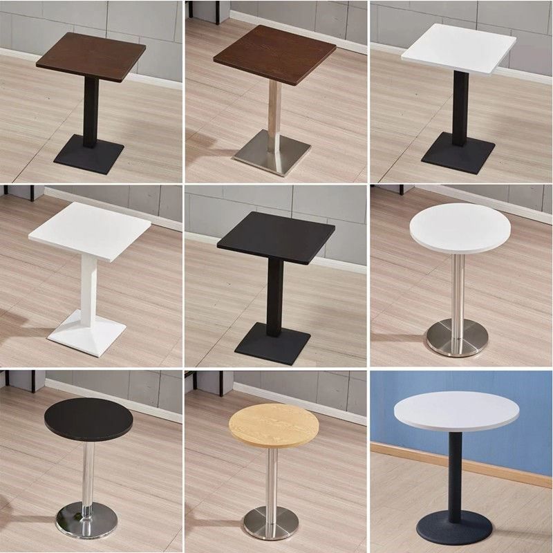 圆几小圆台c桌子圆桌网红白色租房方桌子正方形奶茶店专用商用餐,商业/办公家具,商用餐椅,淘宝优惠券,粉丝福利购,淘宝优惠卷