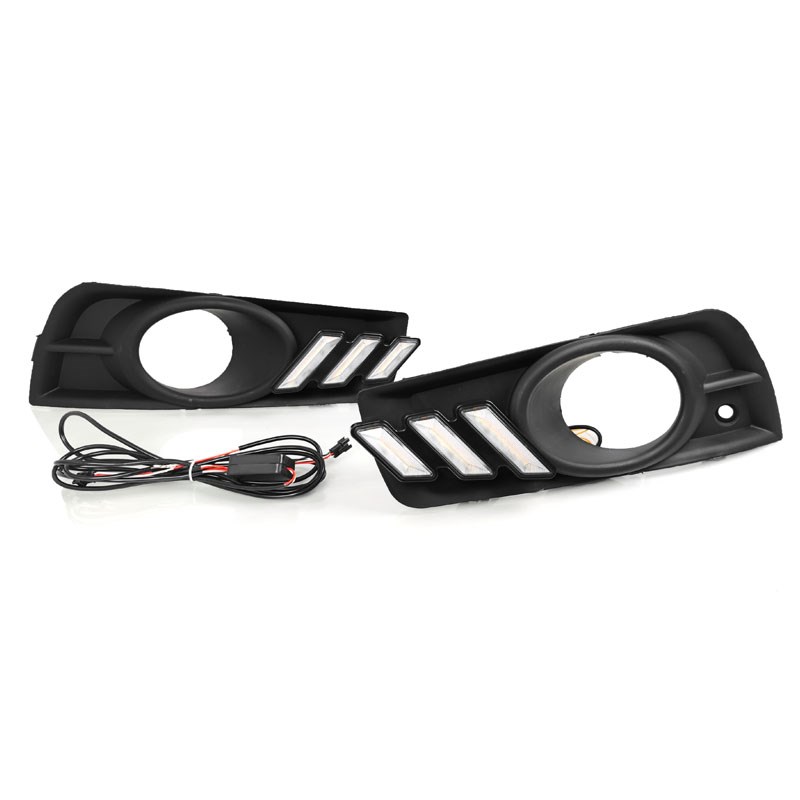 适用于09-14款雪佛兰科鲁兹改装日D行灯LED流水转向灯行车灯装饰