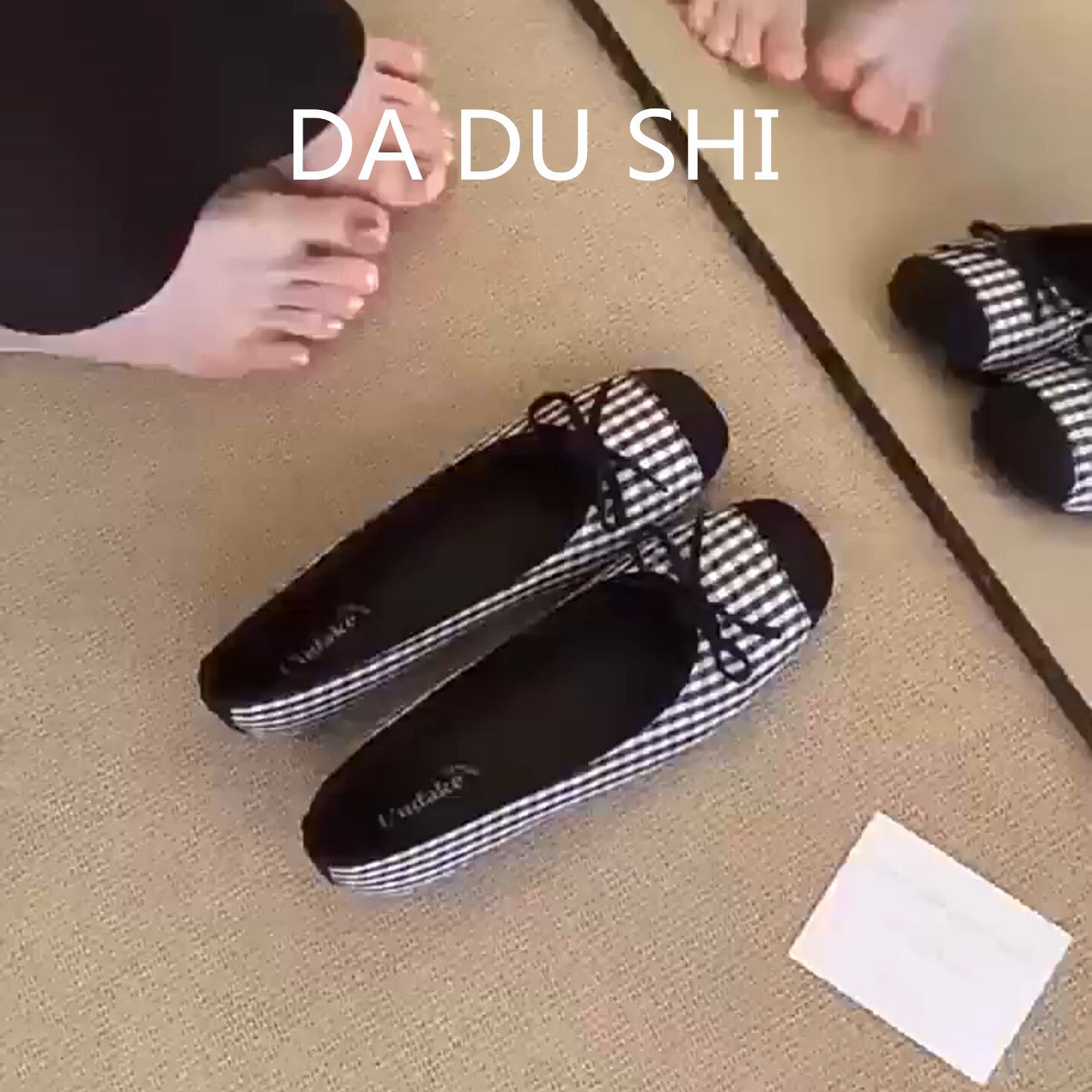 羊皮版~法式格子蝴蝶结晚