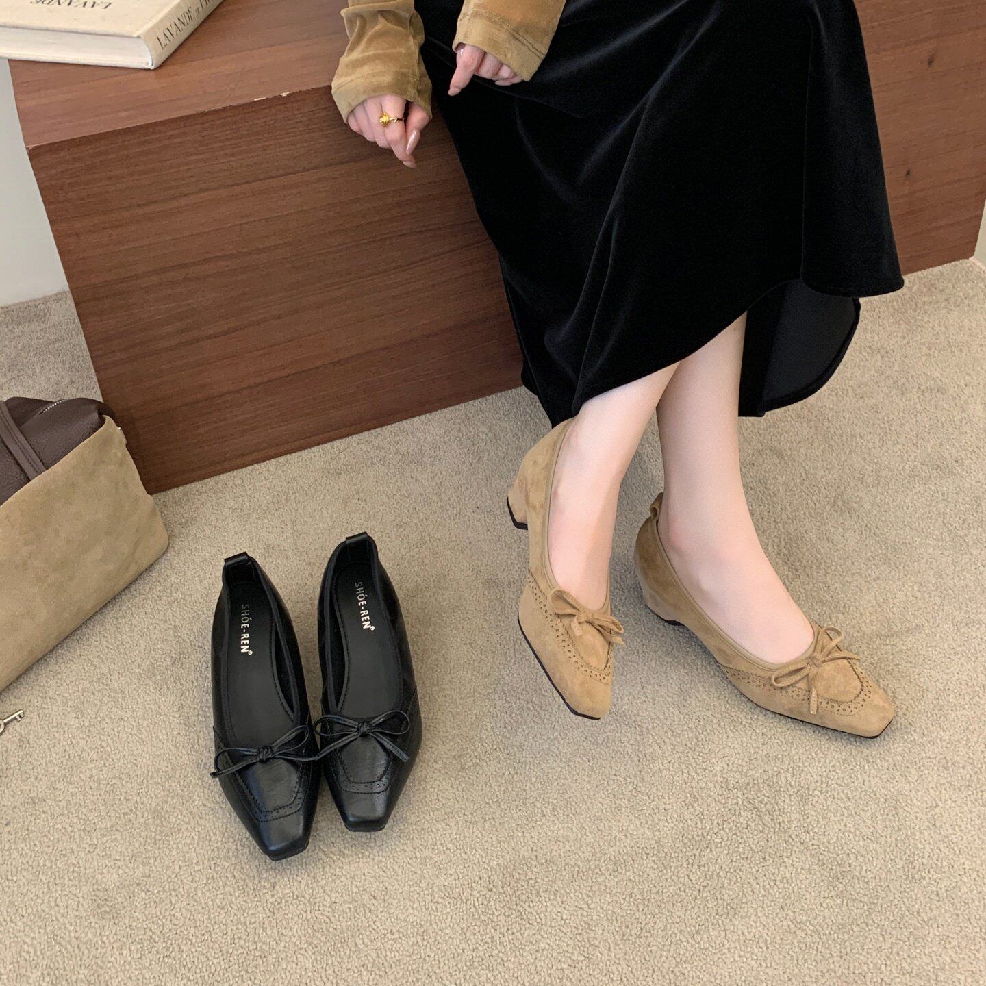 SHOE-REN韩式甜美风蝴