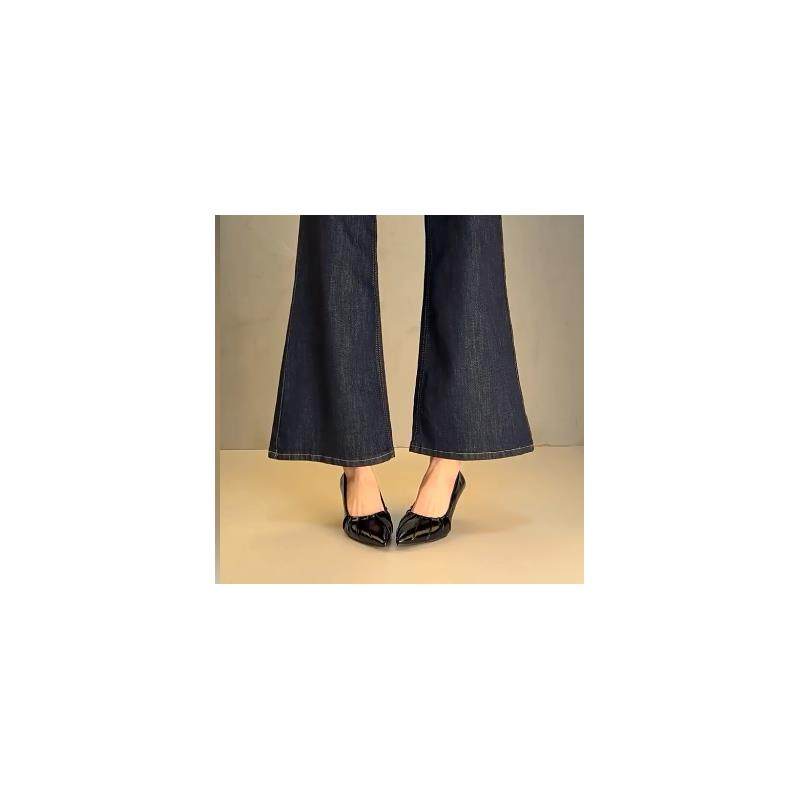 羊皮版！法式黑色高级感浅口单鞋尖头细跟复古真皮褶皱高跟鞋女,女鞋,浅口单鞋,淘宝优惠券,粉丝福利购,淘宝优惠卷