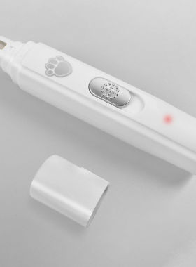 宠物磨甲器跨境猫咪电动LED修甲剪狗狗USB充电指甲钳剪甲刀