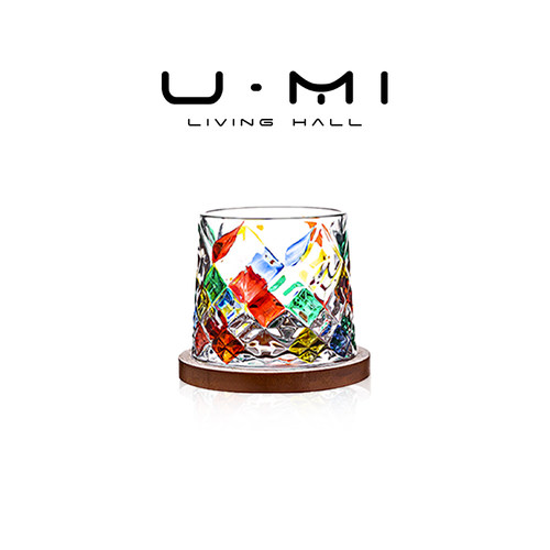 U Mi LIVING · 半球 | 杯具旋转解压杯家用不倒翁威士洋酒玻璃杯