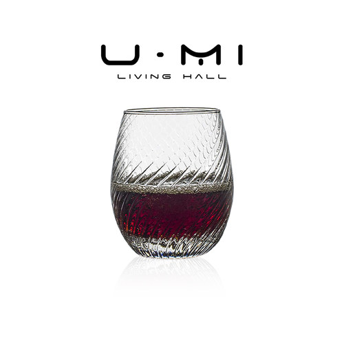 U Mi LIVING · 盘旋 | 酒具欧式复古威士酒杯蛋形玻璃杯果汁水杯