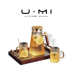 LIVING 未晞 茶具套装 高硼硅玻璃耐高温家用凉水壶 中式
