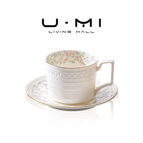 U Mi LIVING · 繁花 | 咖啡杯碟繁花套装喝咖啡泡下午茶复古英式