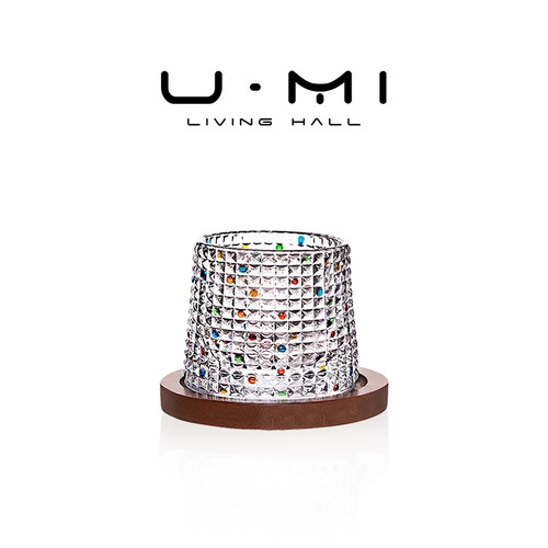 U Mi LIVING·对酒 | 酒具威士忌酒杯旋转解压杯不倒翁水晶玻璃杯