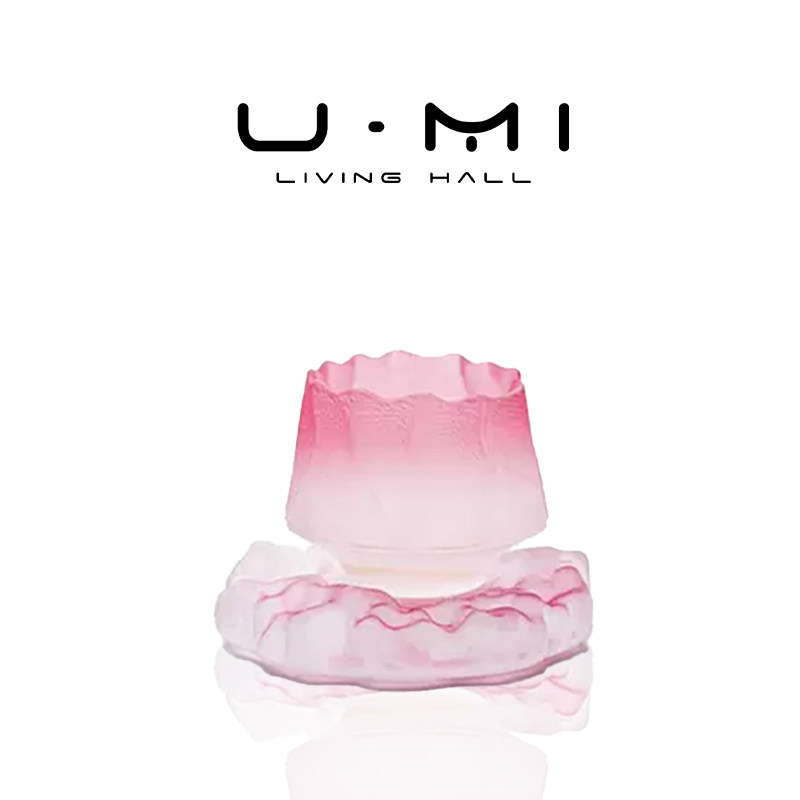 U Mi LIVING·粉山 | 杯具日式渐变琉璃杯小茶杯主人杯清酒杯家用