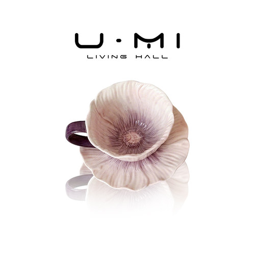 U Mi LIVING · 花海 | 咖啡杯碟喝咖啡下午茶设计感小众杯碟套装