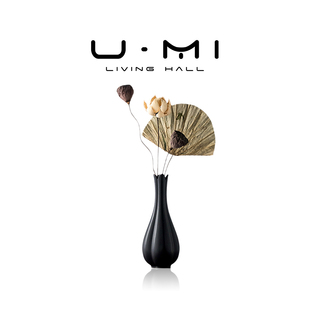 LIVING 水仙 陶瓷花瓶新中式 饰品家用插花摆件 餐桌装