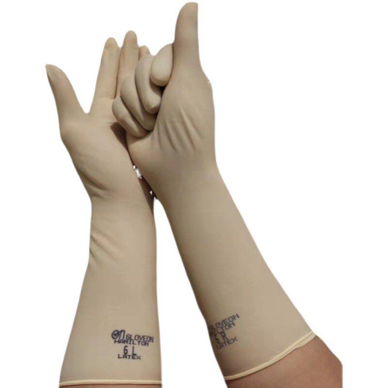 一次性牛筋手套乳胶卖鱼鱼洗碗家务厨房耐用水产加长款清