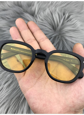 MOSCOT LEMTOSH墨镜女黄色夜视偏光玛士眼镜复古板材太阳眼镜男
