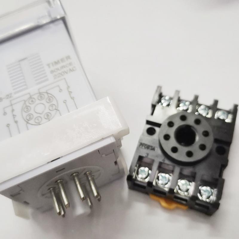 DH48S-S双延时循环时间继电器AC220/ DC24V12V老化用继电器DH48S*