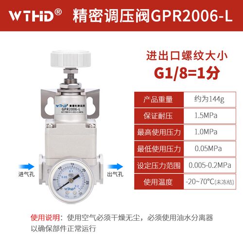 新款IR高精密调压阀IR1000-01 IR2000-02调压阀IR1020BG SMC型