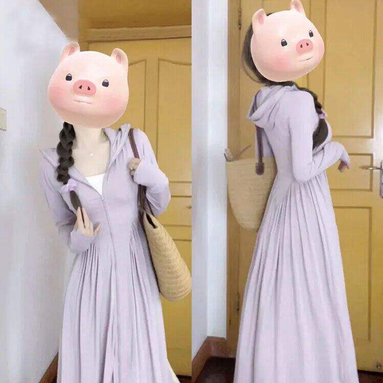 防晒全身紫外线长裙衣女