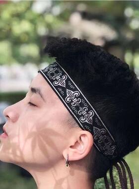 少数民族头饰男手工舞蹈