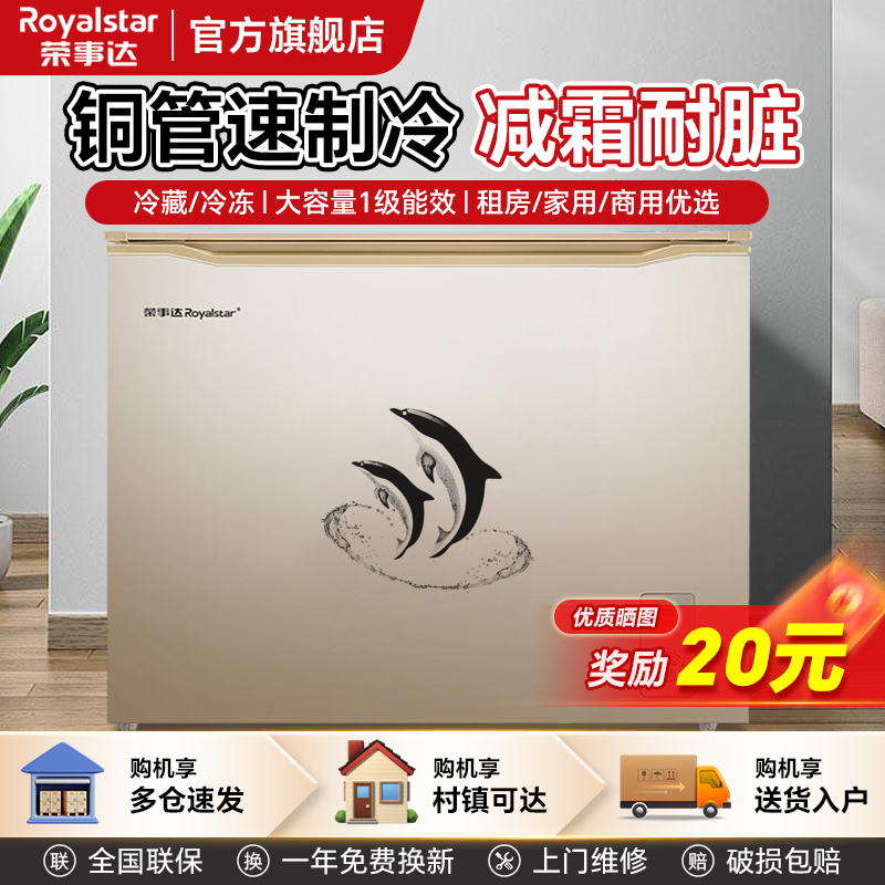 荣事达158L/330升家用商用大冷柜