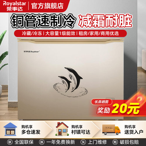 荣事达158L/330升家用商用大冷柜