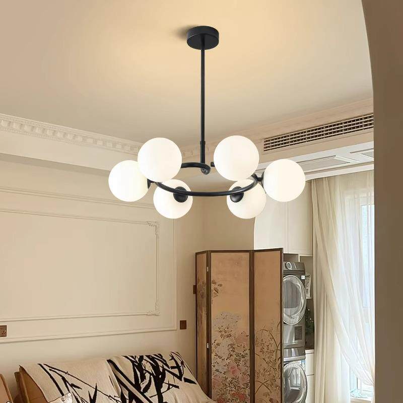 简约魔豆灯新款北欧后现代客厅卧室餐厅样板间玻璃吊灯设计师吊灯