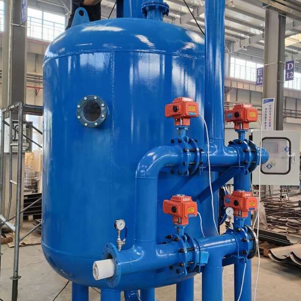 40m3含油废水核桃壳过滤器 带搅拌除油效果好