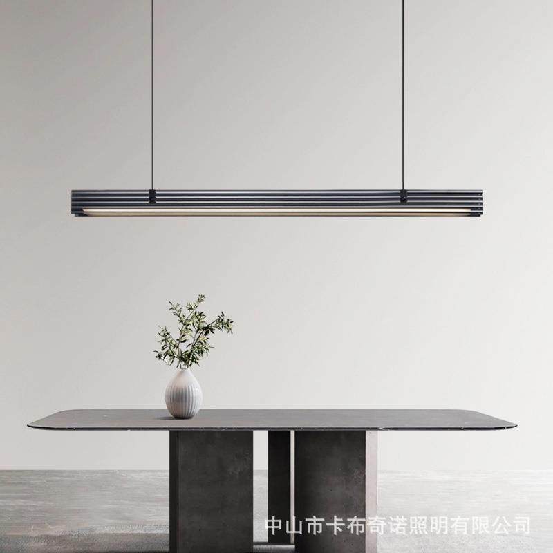 玻璃餐厅吊灯极简轻奢高端家用餐桌灯具北欧设计师一字长条餐厅灯,3C数码配件,USB灯,淘宝优惠券,粉丝福利购,淘宝优惠卷