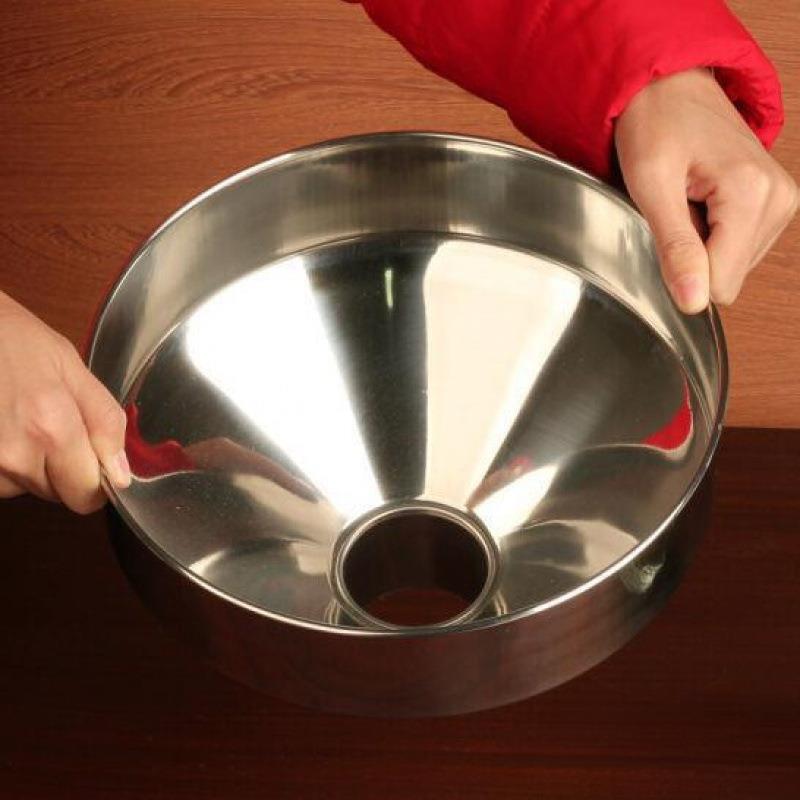 漏斗不锈钢工业酒漏大口径加厚灌装下料斗加燃油粗口