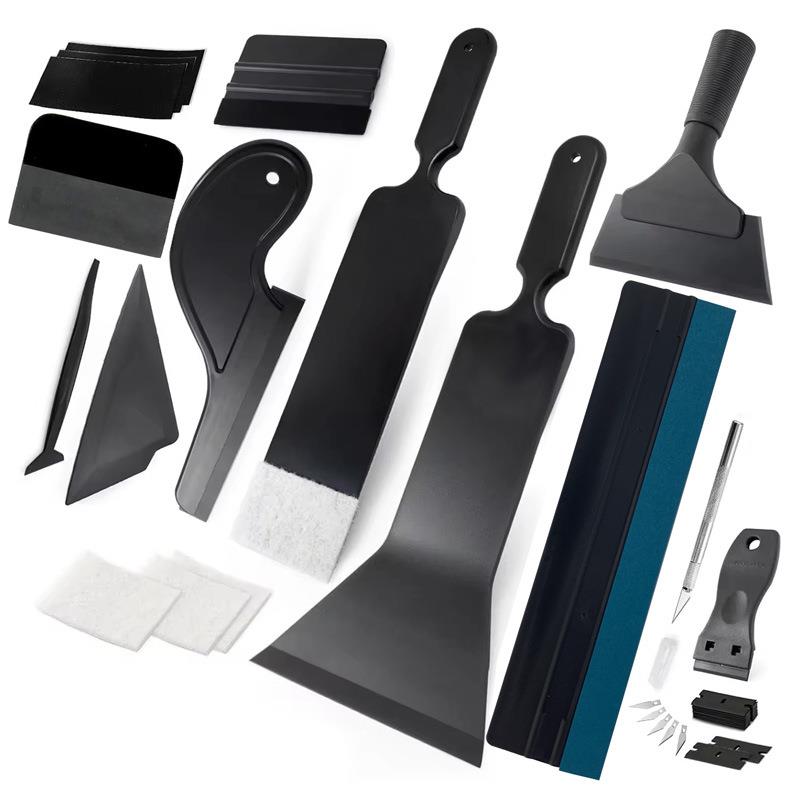 亚马逊爆款汽车改色膜太阳膜隐形车衣羊毛刮板工具施工套装32件套