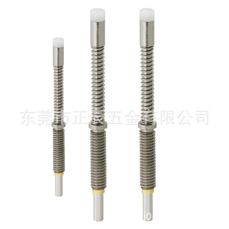 不锈钢小径行程销 JJPPN2-1.5/3-2.5/4-3.5/5-4.5 固定弹簧销柱塞