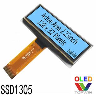 2.23英寸oled显示屏2.23寸蓝色UG-2832ALBCG01厂家2.23寸SSD1305