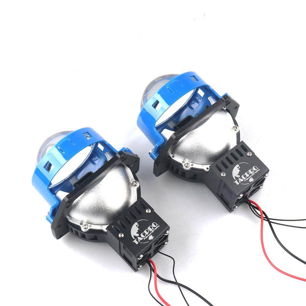TACPRO汽车LED大灯3寸双光透镜无损H4 H7 9005 9006远近一体65W