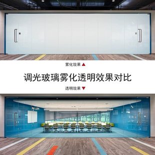 智能薄膜隔热节能 自贴调光膜 电控雾化玻璃膜 夹胶调光膜 PDLC