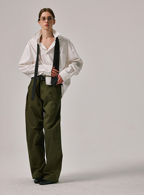 Amicus Animae 日本进口纯棉铆钉弯刀裤