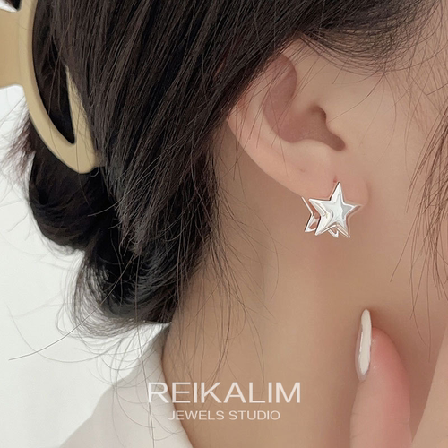 清冷高级感星星耳扣小巧