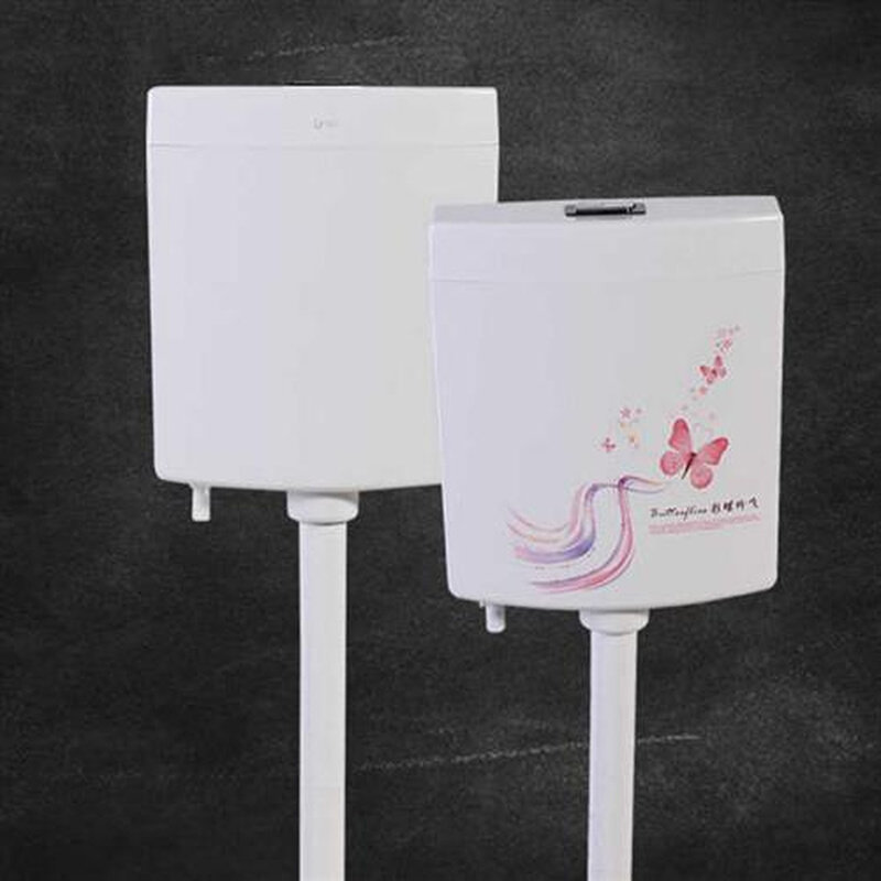 莱菲特厕所蹲便器卫生间蹲坑冲水箱蹲厕静音节能挂墙家用塑料水箱